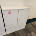 White 2 Door Storage Cabinet